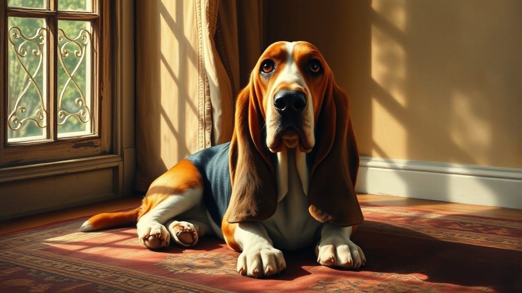 Basset Hounds  by @Shakaama