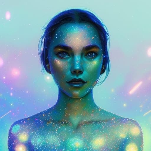 Glitter galaxy