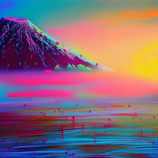 neon sky