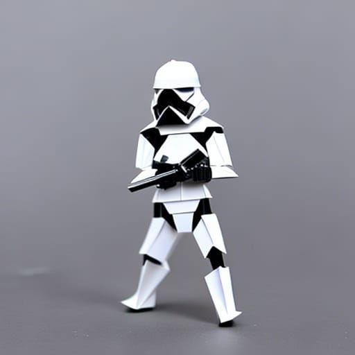 Origami Stormtrooper