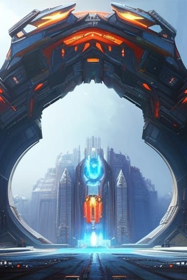 huge portal/gate