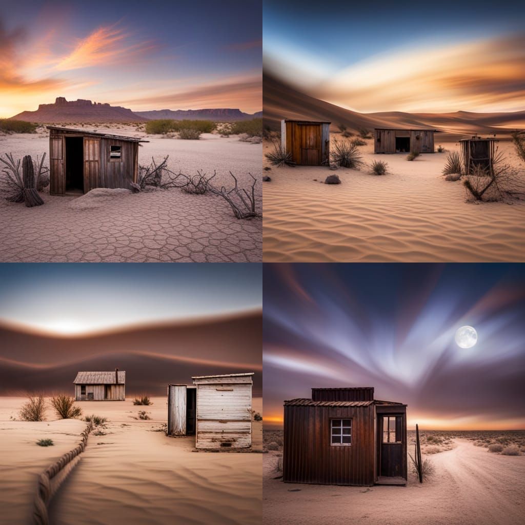 Desert ghost town