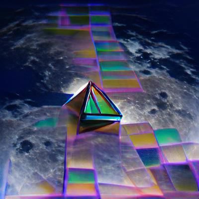 Moonlight geometric prism trip
