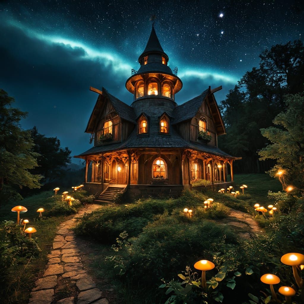 Enchanted Fairy Village in Oak #2