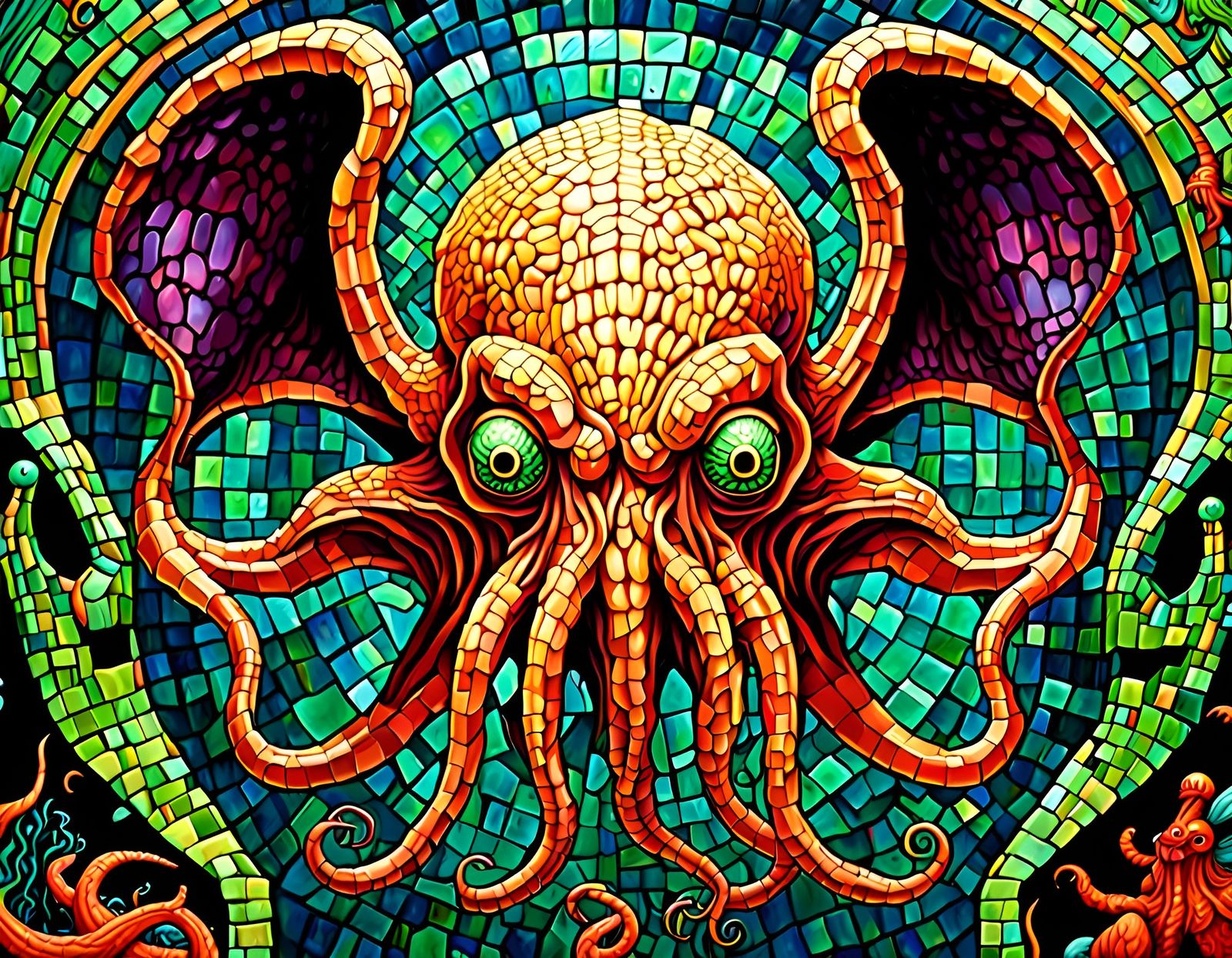 Cthulhu Rises From R'lyeh (XII)