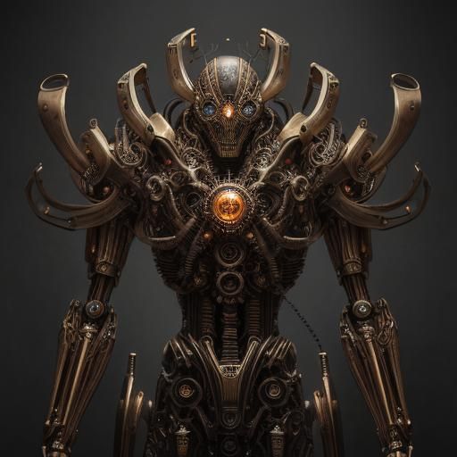 Steampunk Spider Bot