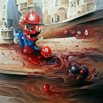Bloody evil Super Mario