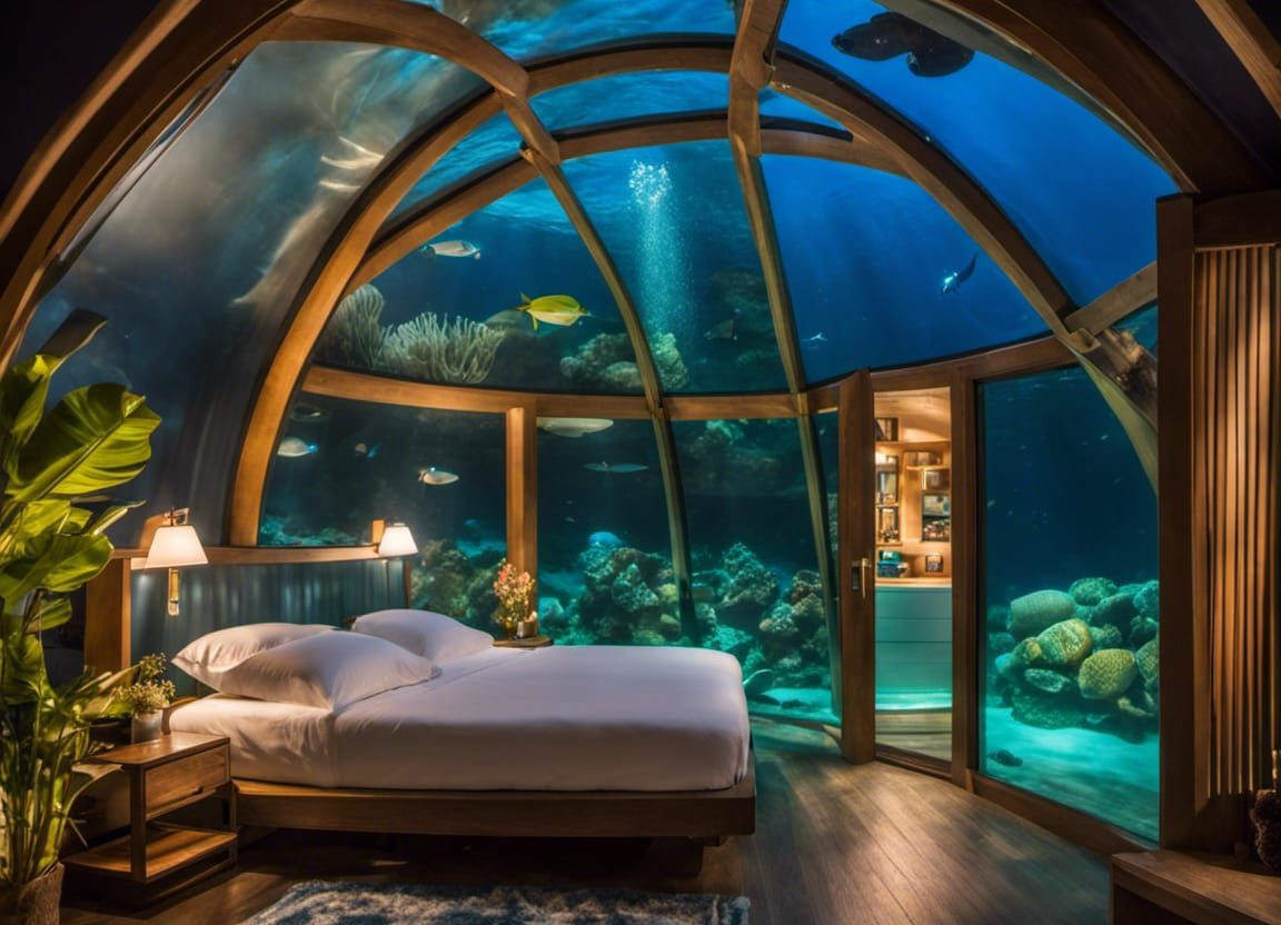 Underwater bedroom