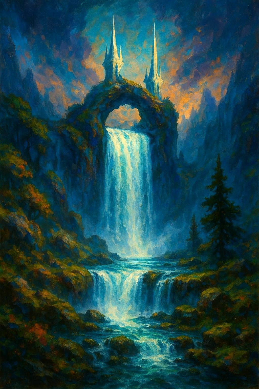 The Gates of the Misty Towers