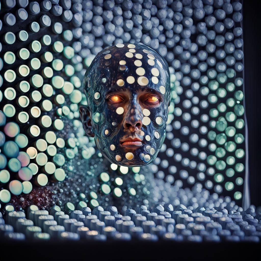 Surreal Transformation in Technicolor Xray Style