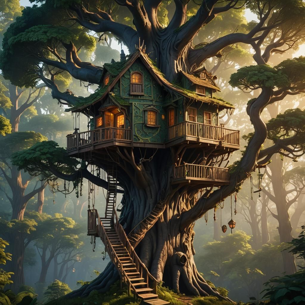 Sunrise in the Forest  by @Brenda Ader