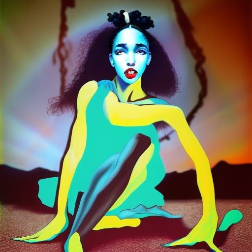 FKA Twigs Looking Green