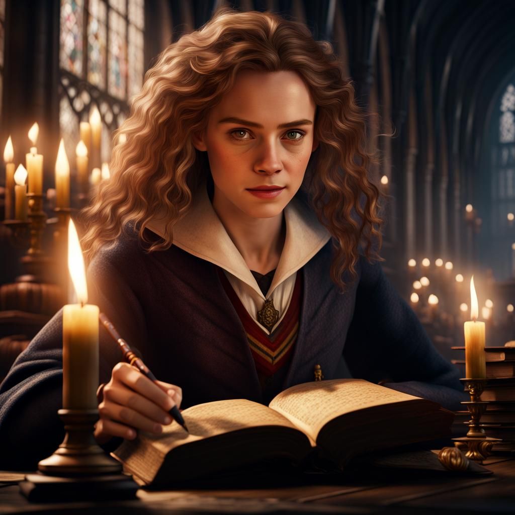 Hermione Granger - AI Generated Artwork - NightCafe Creator