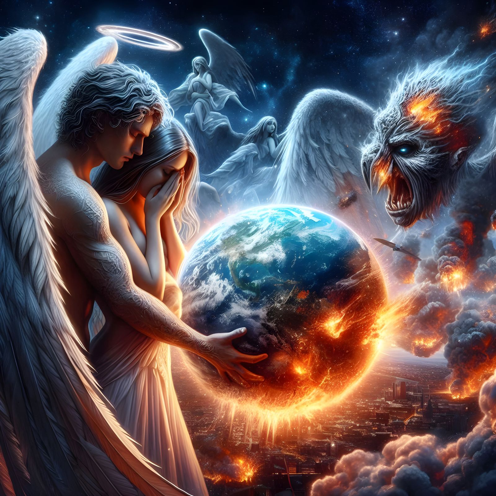 Fight between good and evil