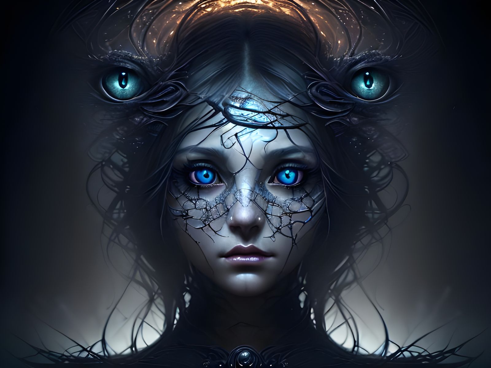 Cats Eyes AI Generated Artwork NightCafe Creator