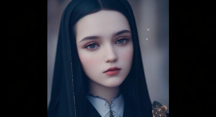 🕊️ Gothic Orthodox Christian Women: Elegance, Enigma, and t...