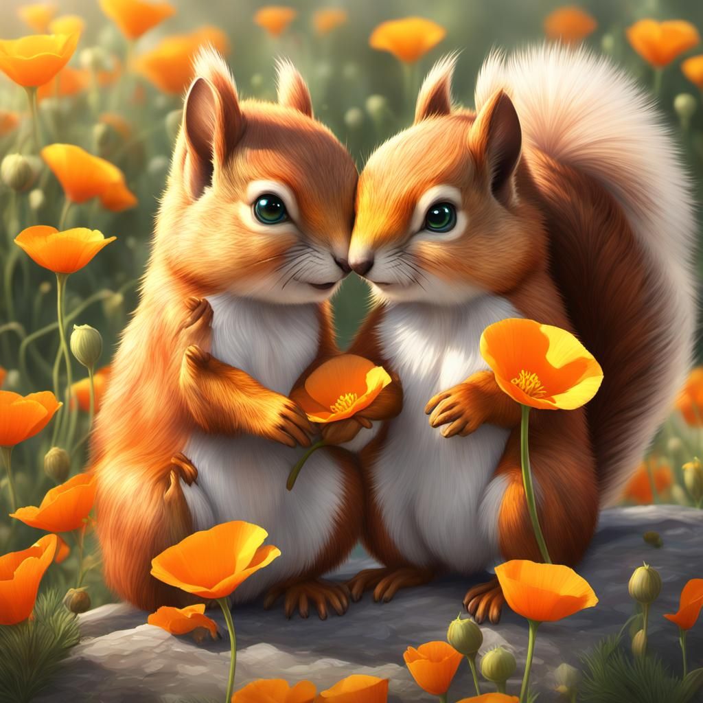 Squirrels in Love 4