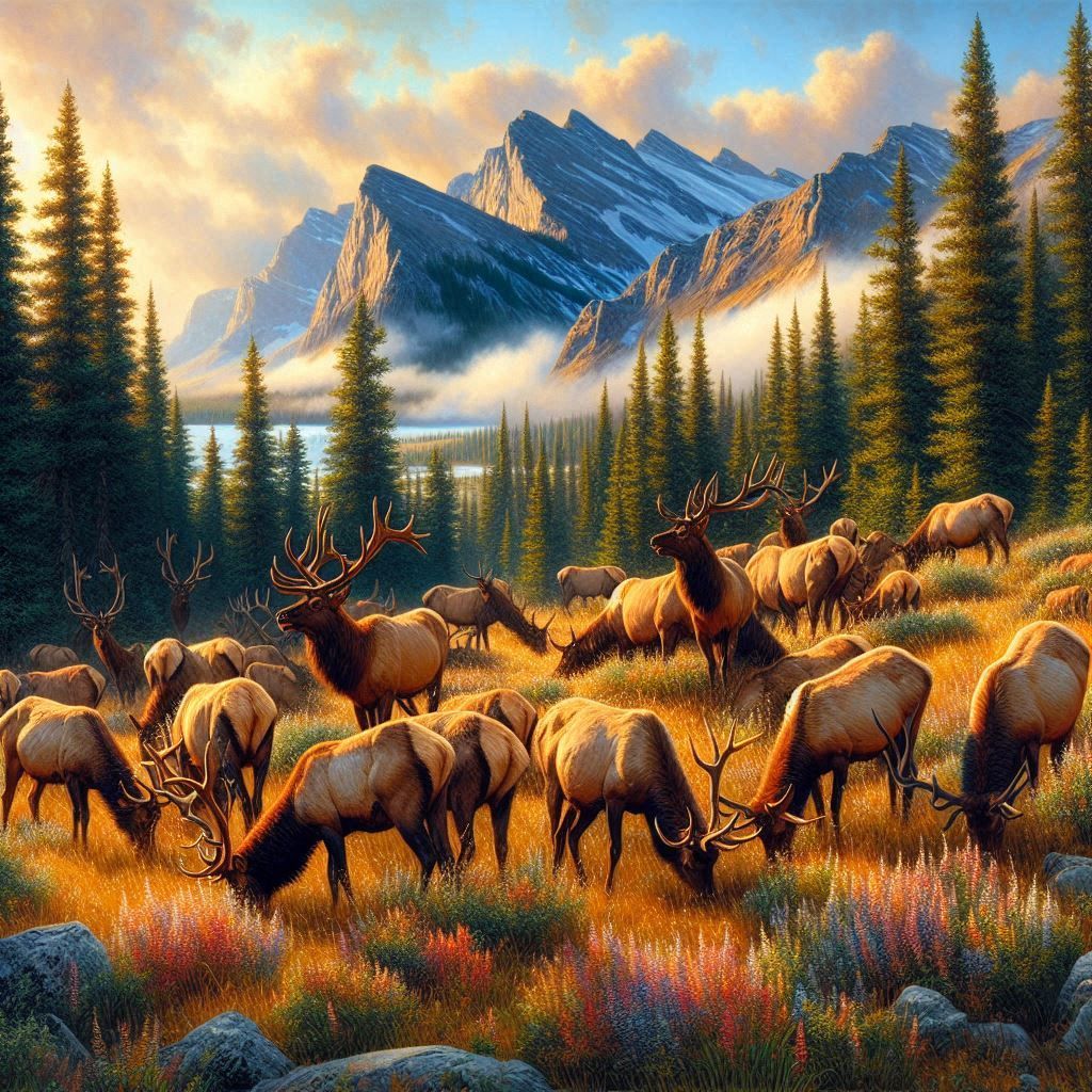 Teton Elk Herd