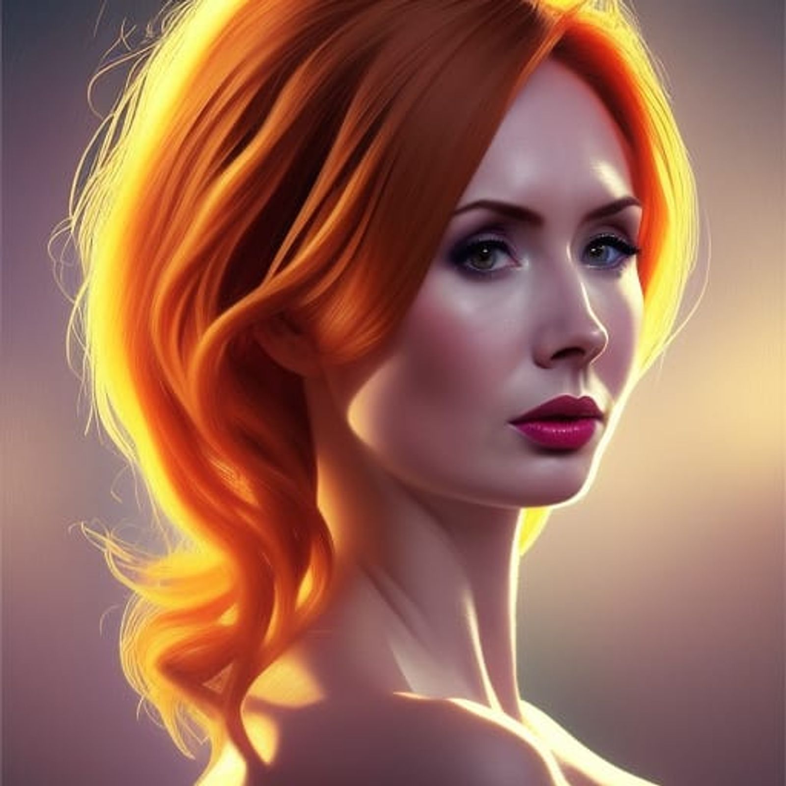 Karen Gillan - AI Generated Artwork - NightCafe Creator