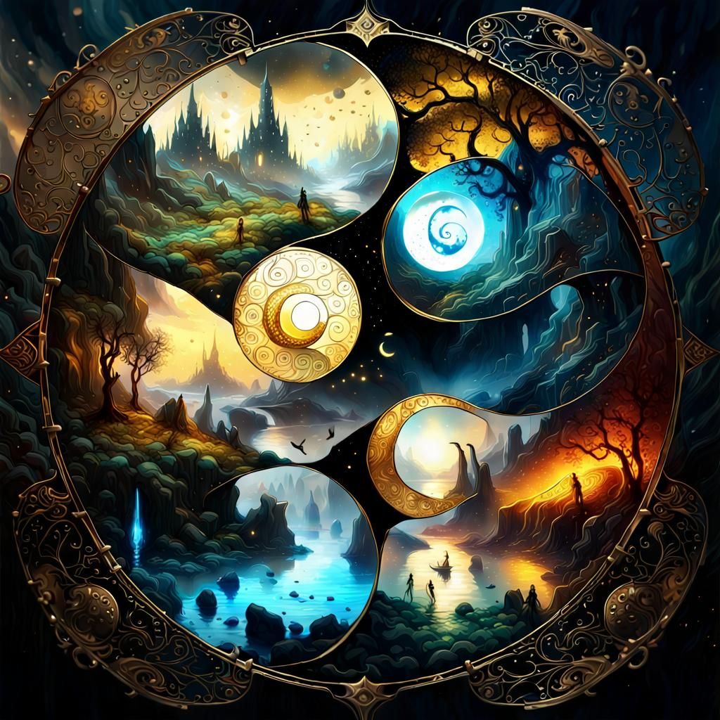 When Worlds Come Together  by @Jko88