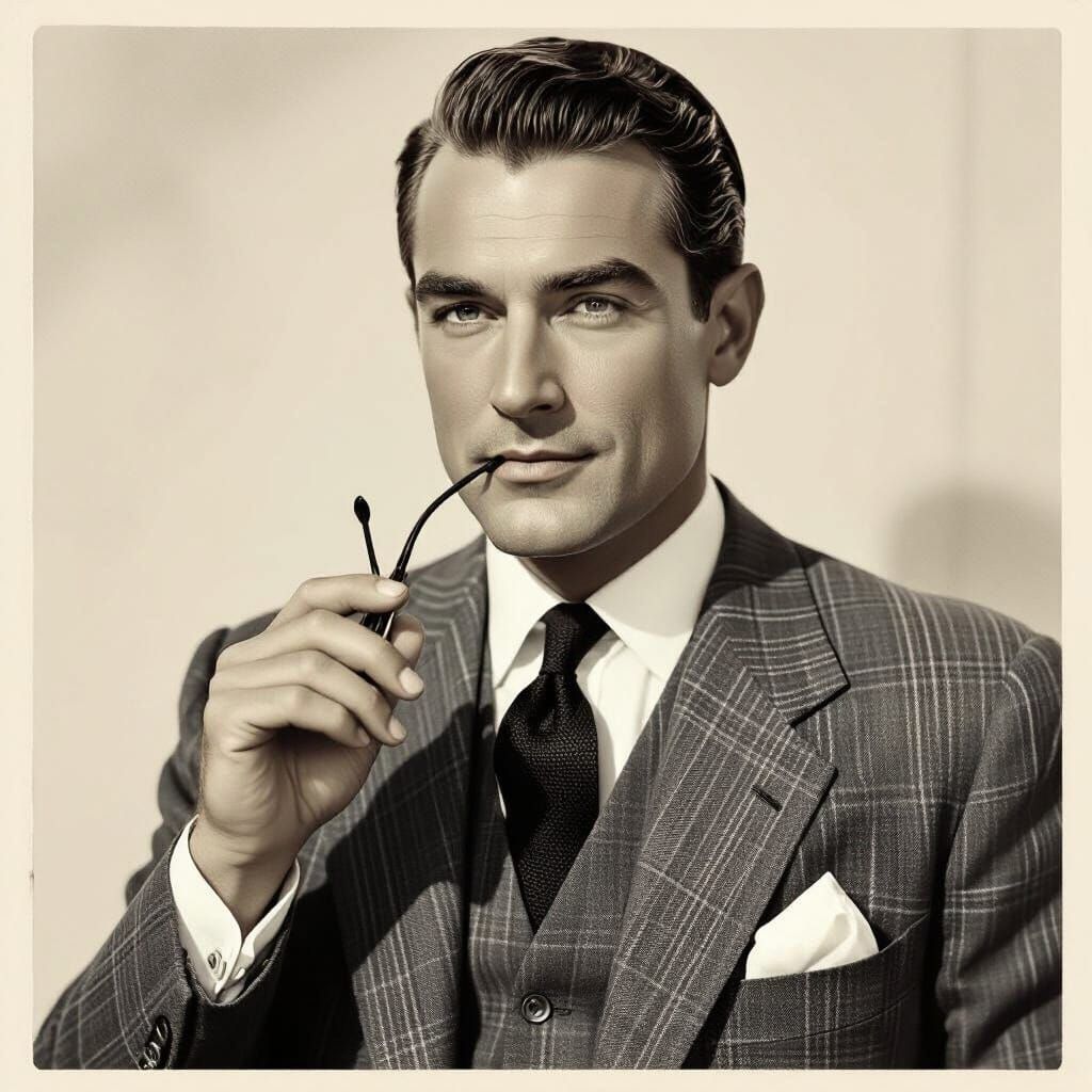 A sophisticated 1950s gentleman  by @KirstyP 