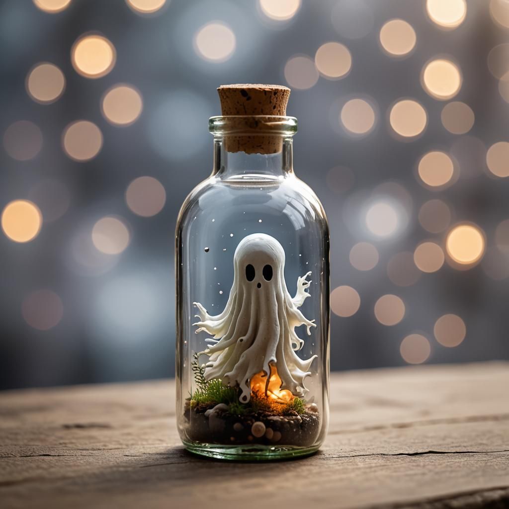 Ghost in a bottle  by @J