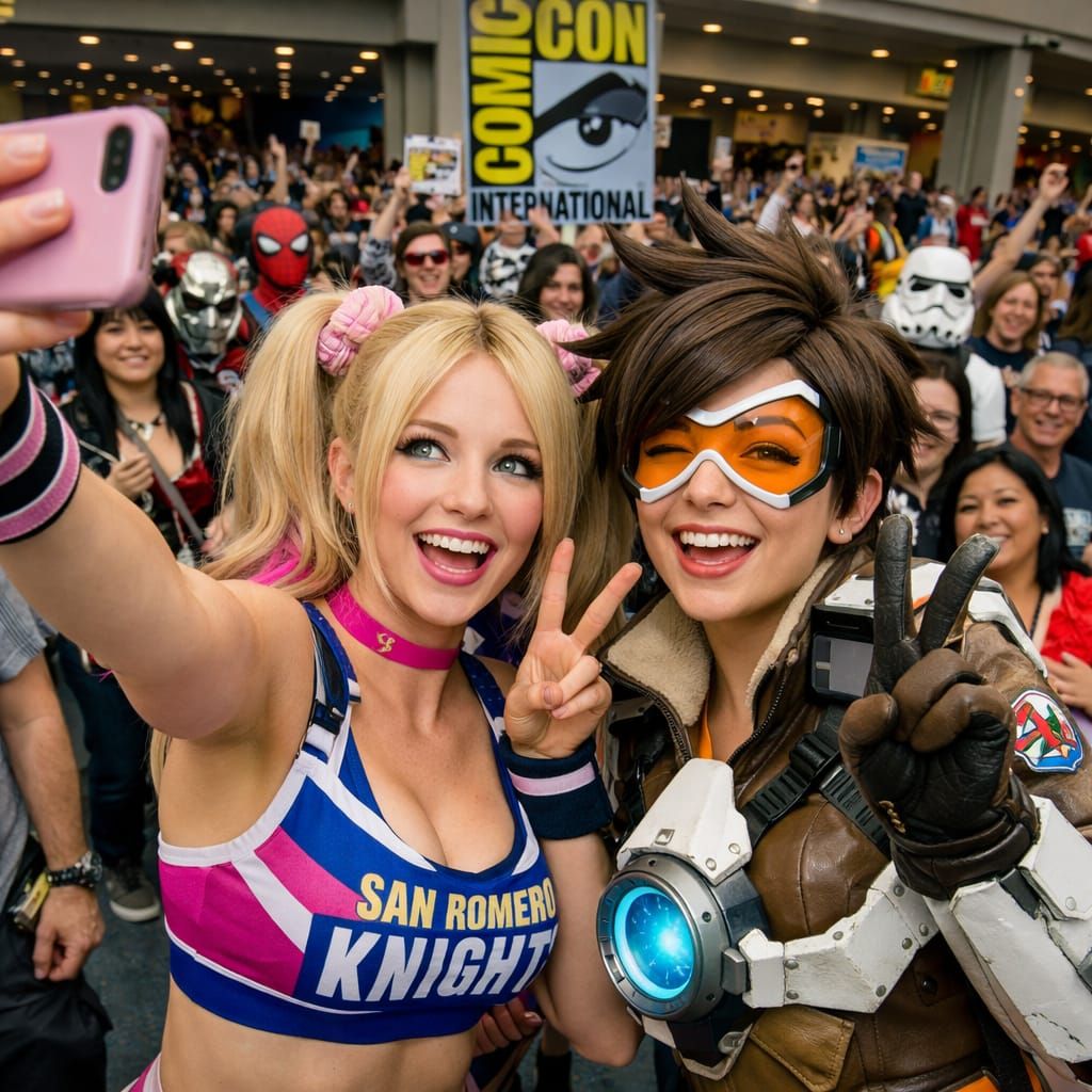 Comic-Con selfie