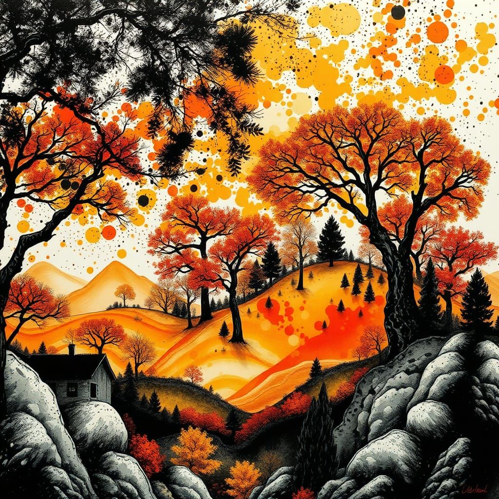 autum landscape   by @Nika