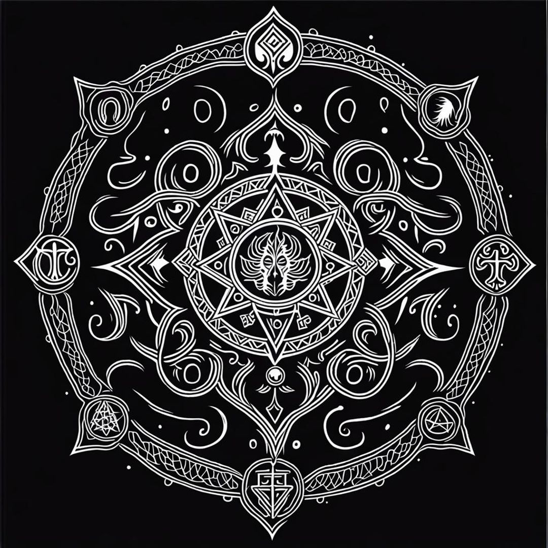 Beauty Sigil symbol design eldritch occult horror beautiful ethereal ...