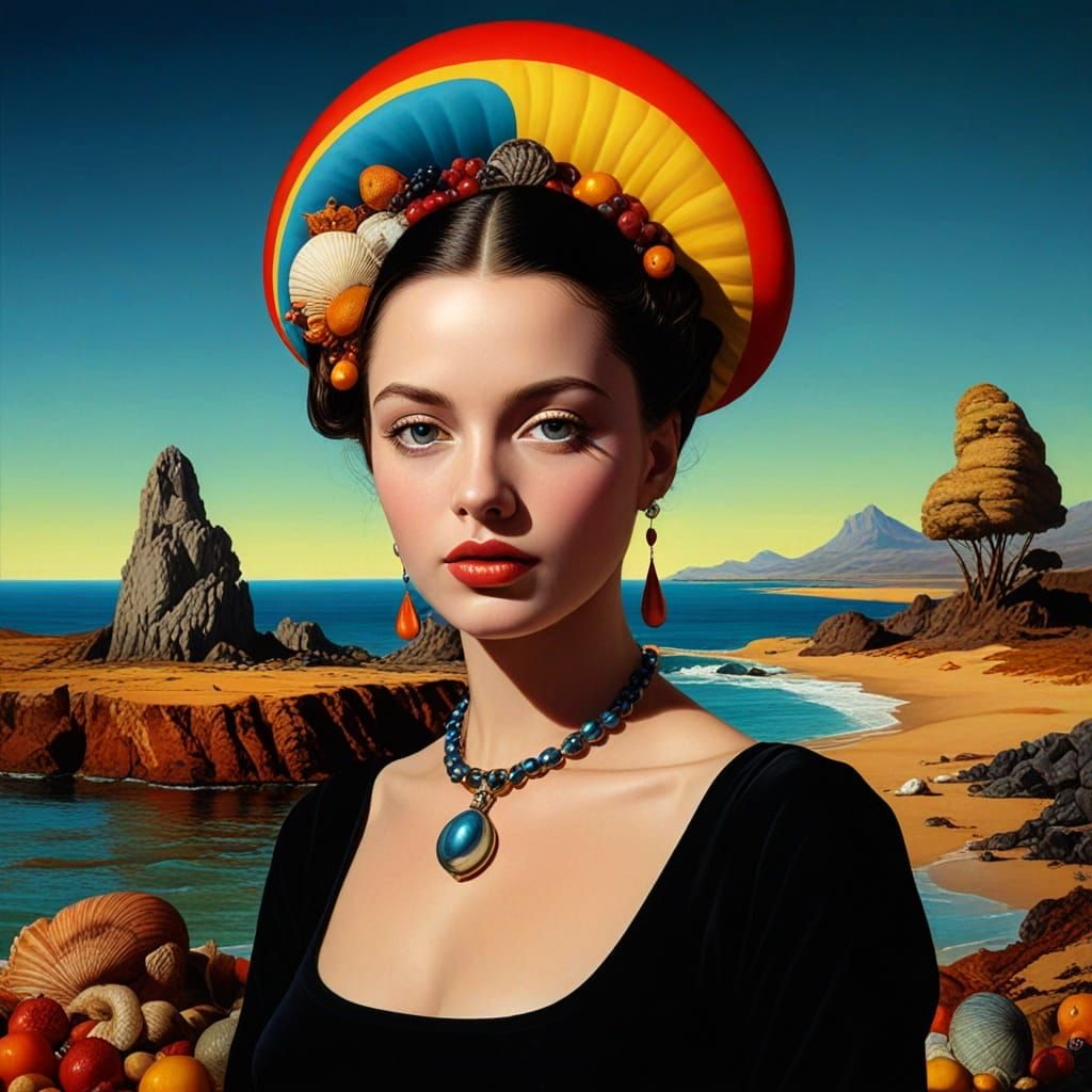 Surrealistic Masterpiece in Vibrant Colors