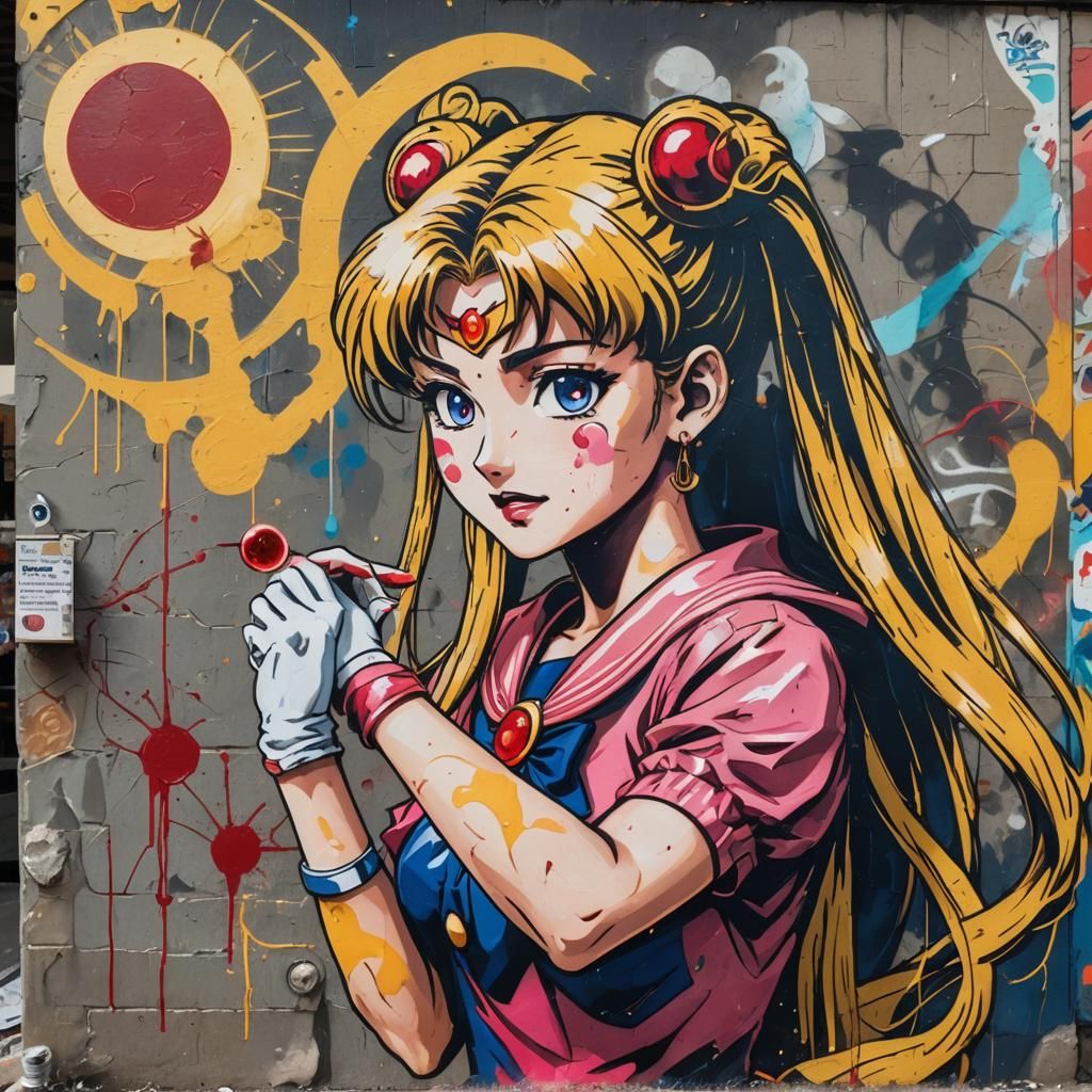 sailor moon Street Art
A photograph Healing Salve