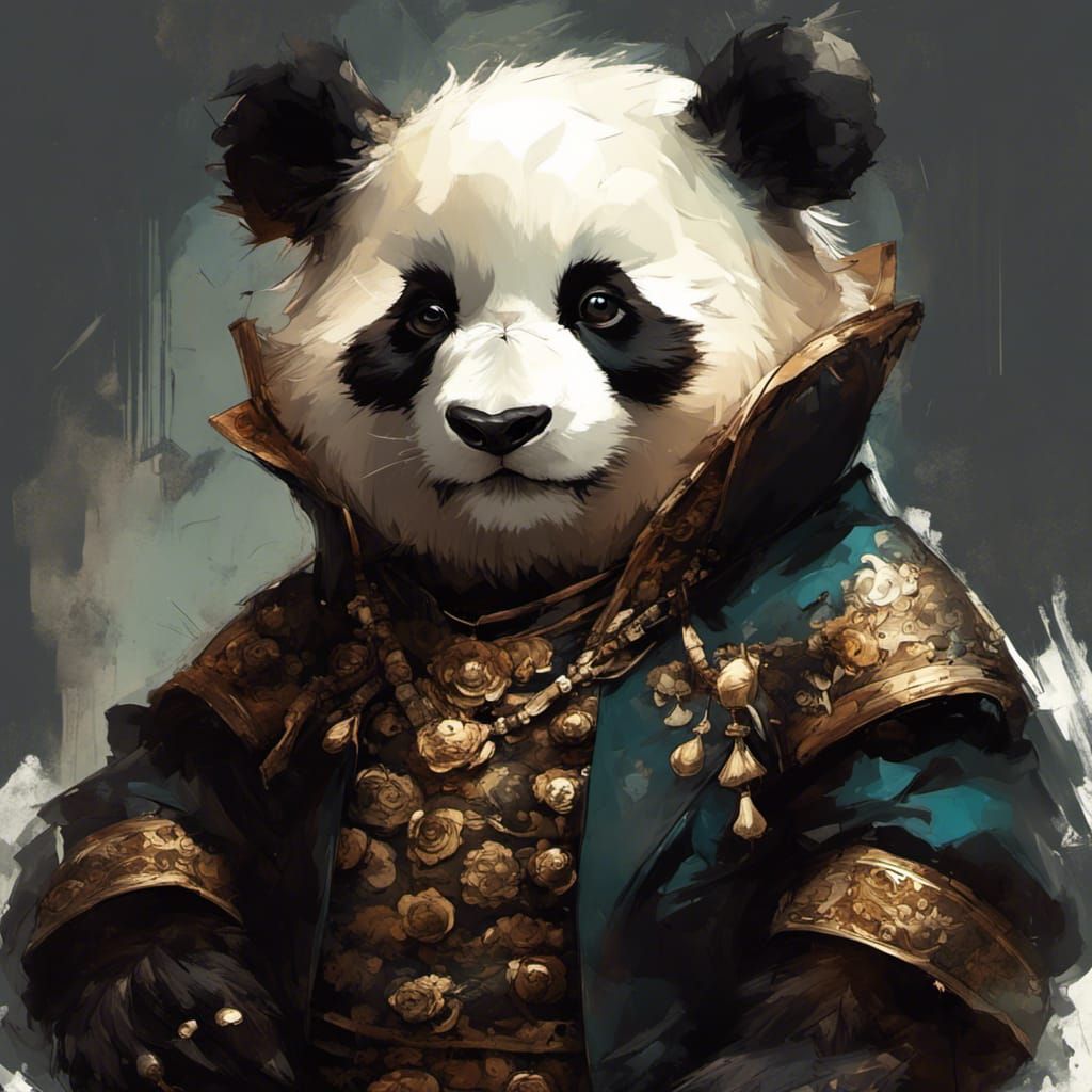 Adorable prince panda - AI Generated Artwork - NightCafe Creator