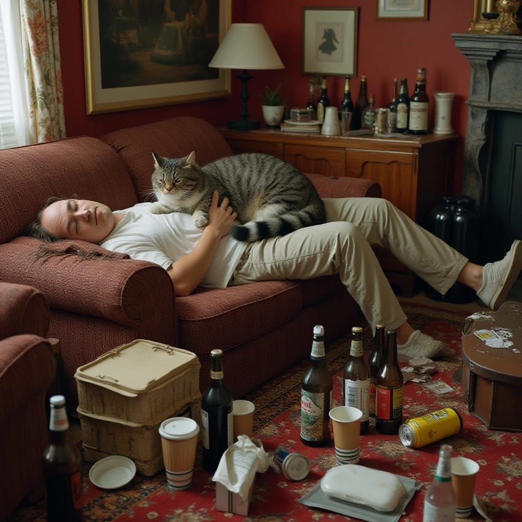 It's Sunday morning: GET HER OFF MY BLADDER!