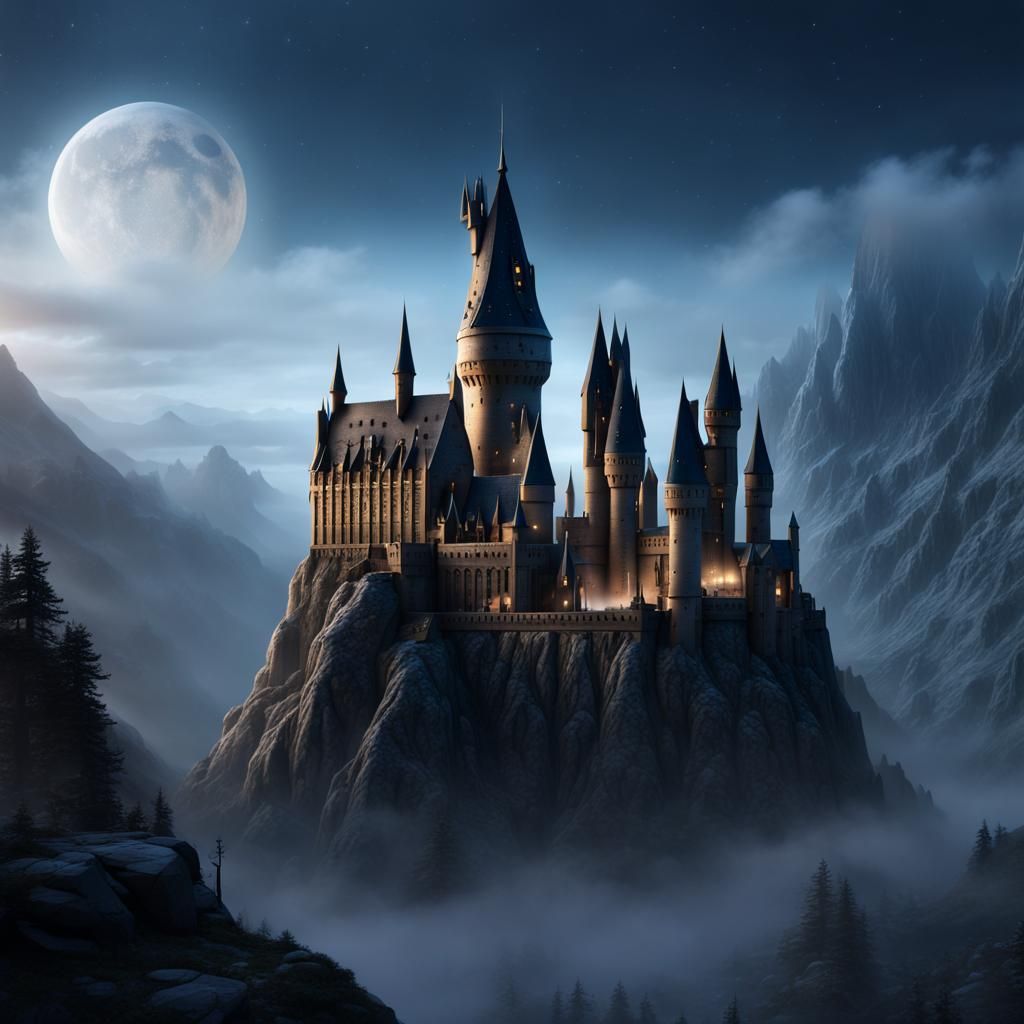 Hogwarts Castle - AI Generated Artwork - NightCafe Creator