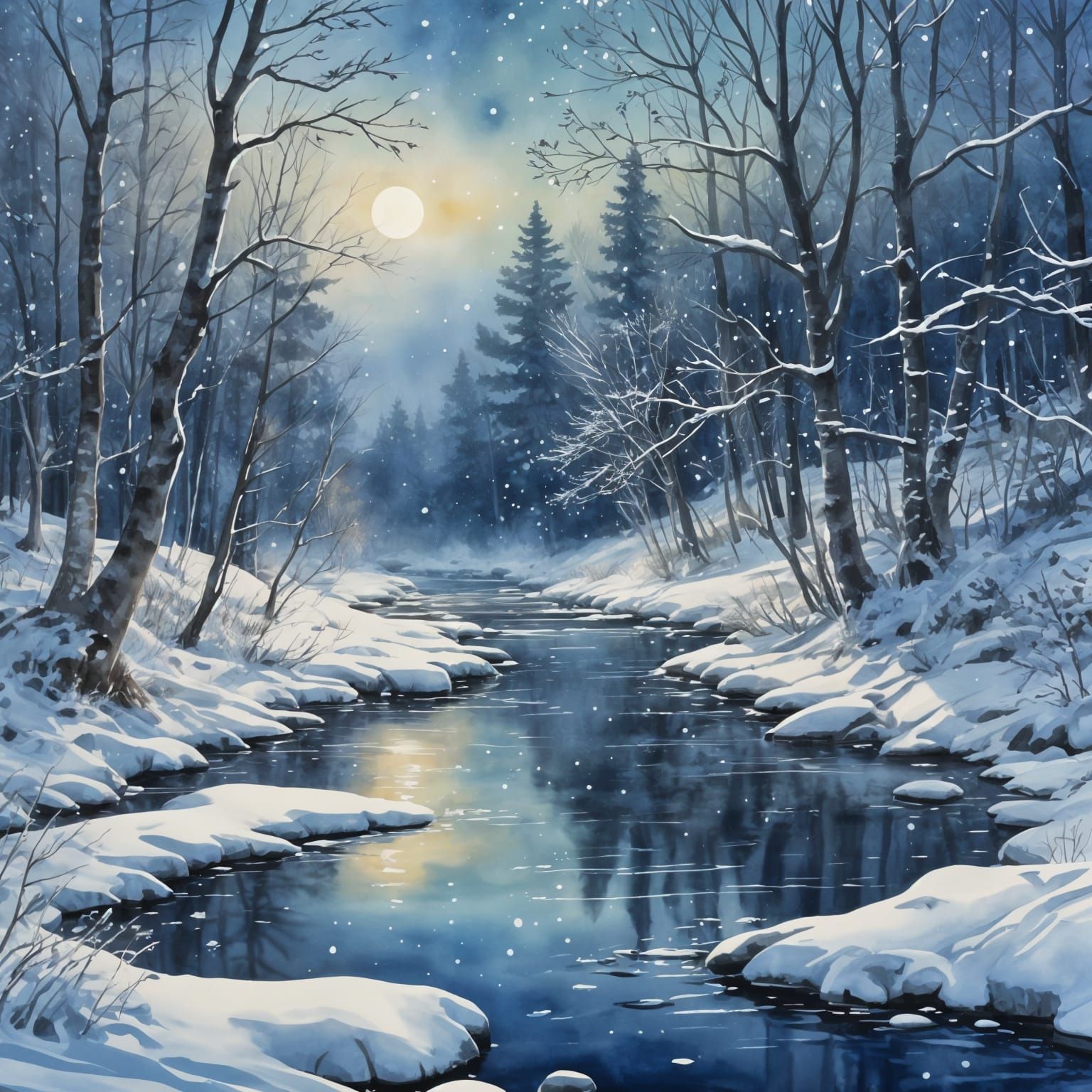 Winternight  by @Mike Ritchie