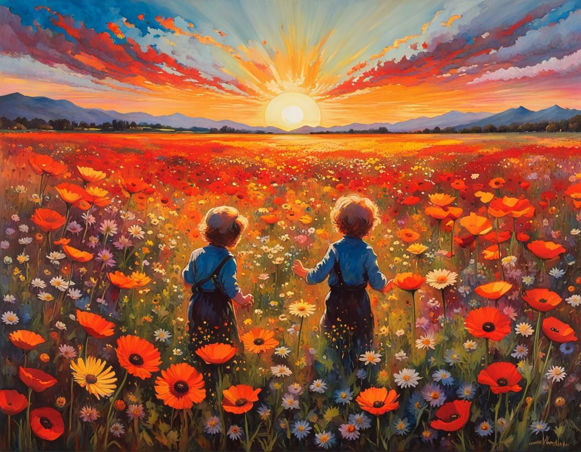 In a Floral Meadow  by @nafri