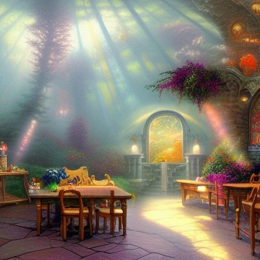 Magic classroom interior