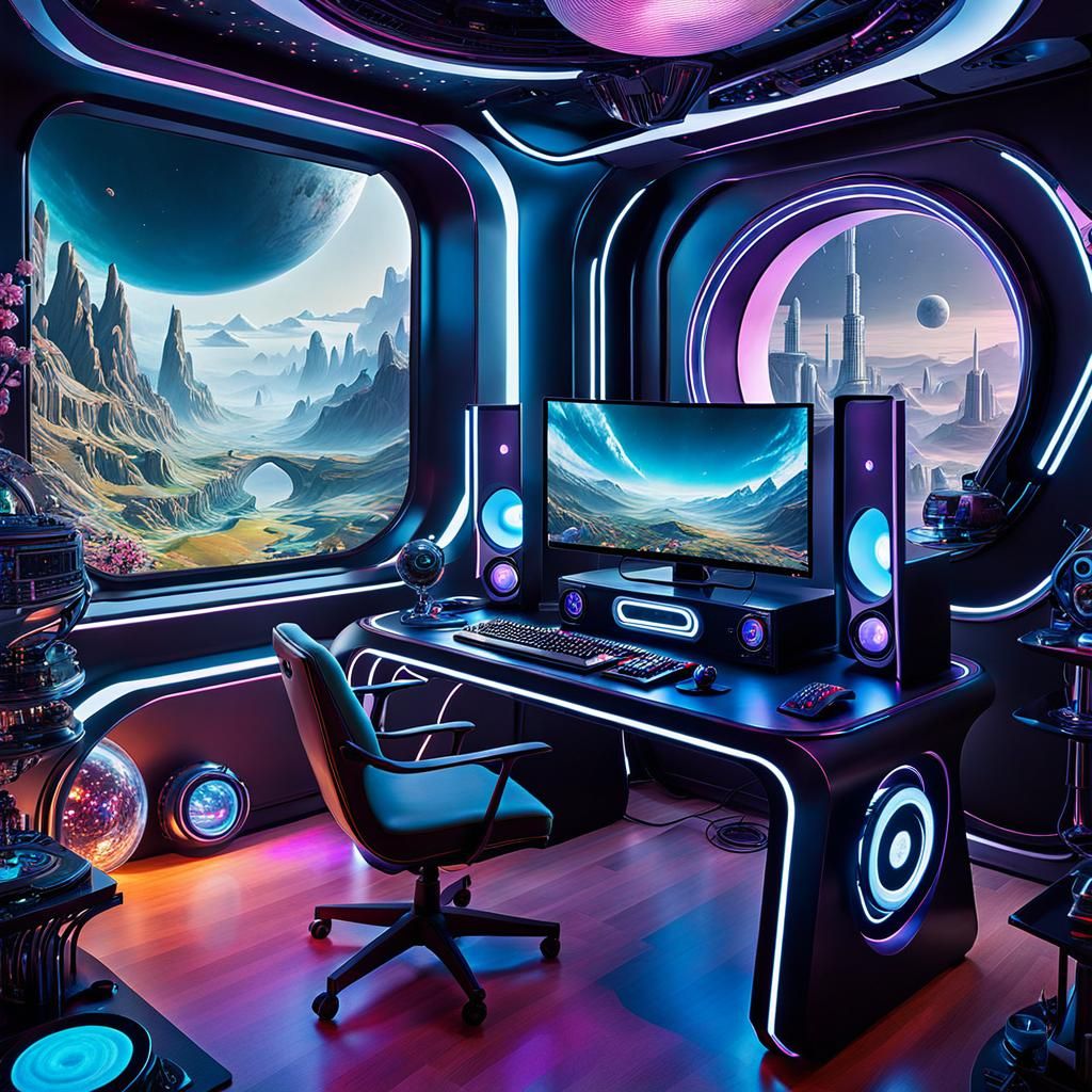 Gaming pc setup