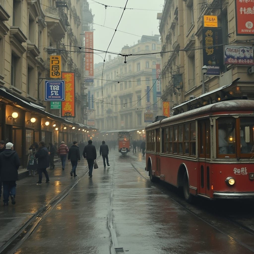 Young Couple Dances in Elegant Home Salon