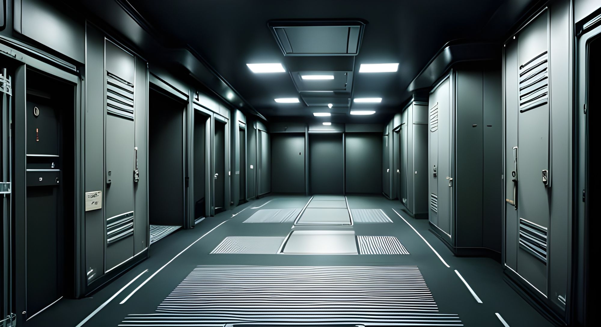End of a long hallway Interior design, liminal space, hyper-realistic, AI  Generated 28232793 Stock Photo at Vecteezy