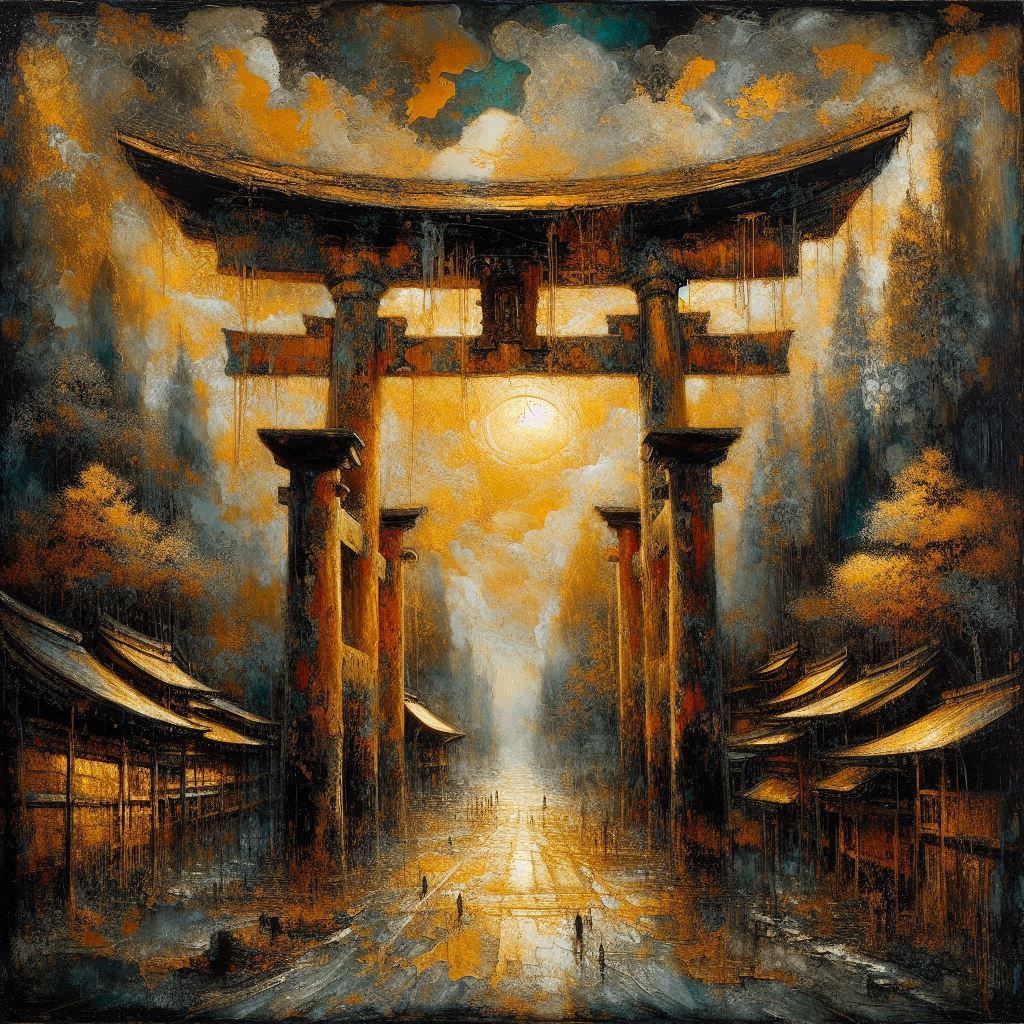Golden torii
