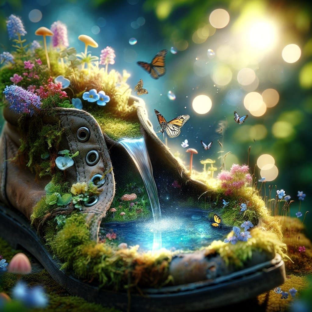 Shoe Sanctuary  by @sporeAngel