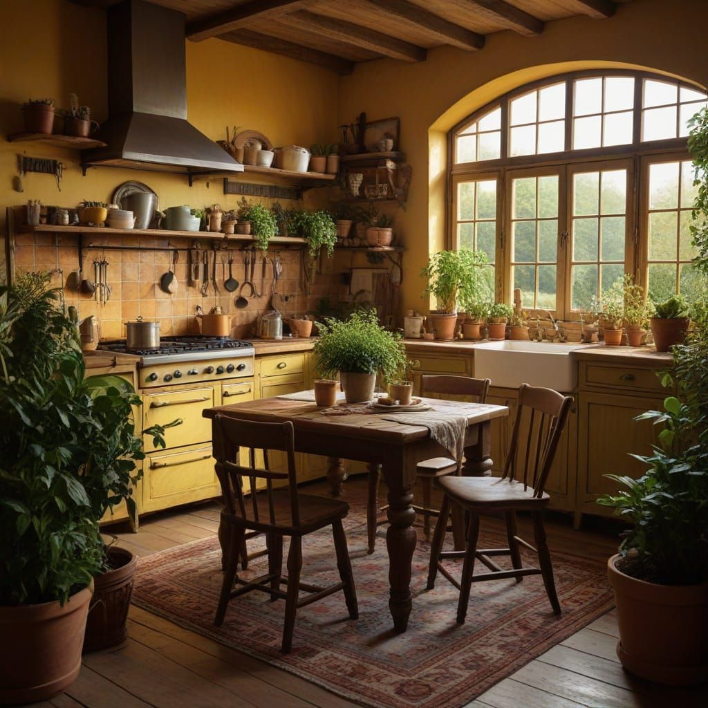 Calming kitchen  by @BlueWolf