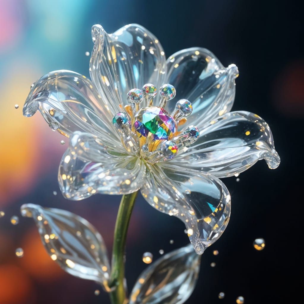 glass flower   by @JFT97