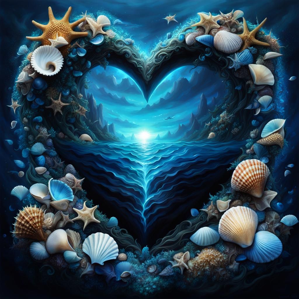 seashell heart
