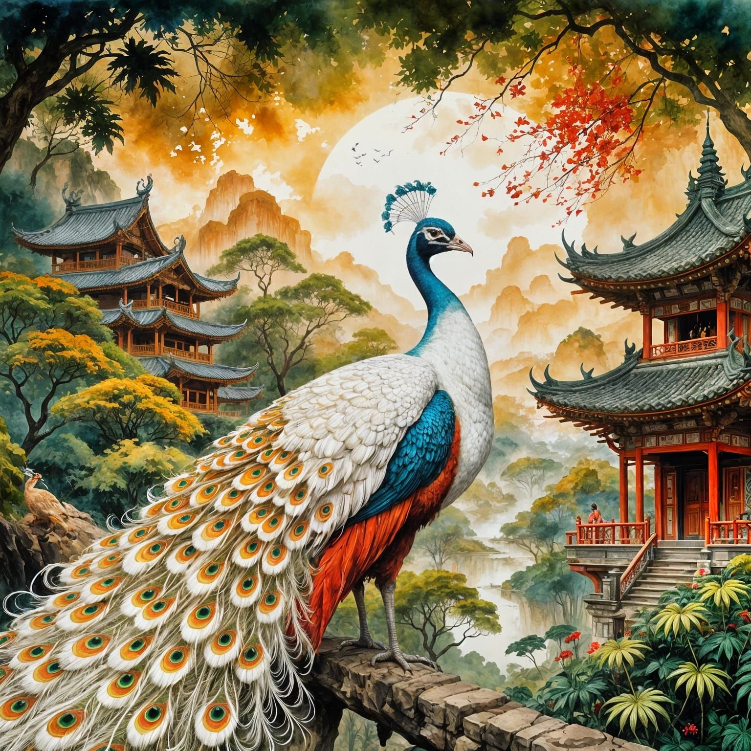 Royal peacock   by @Just another george