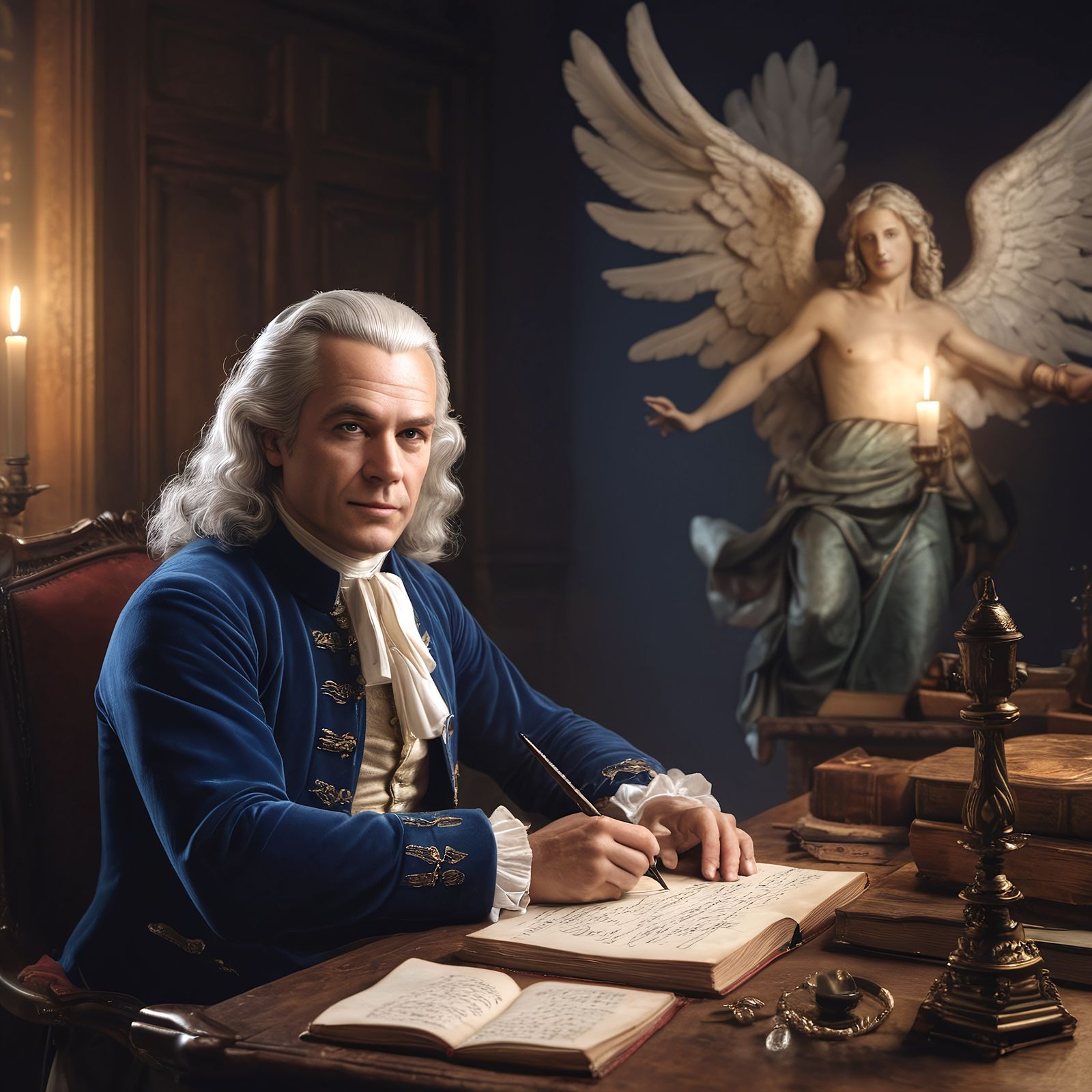 385 – ...and tirelessly poured all his energies into writing...