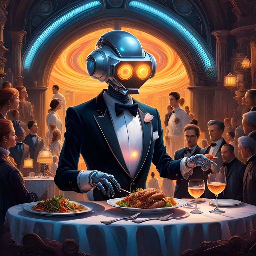 Robot Butler Ai Generated Artwork Nightcafe Creator