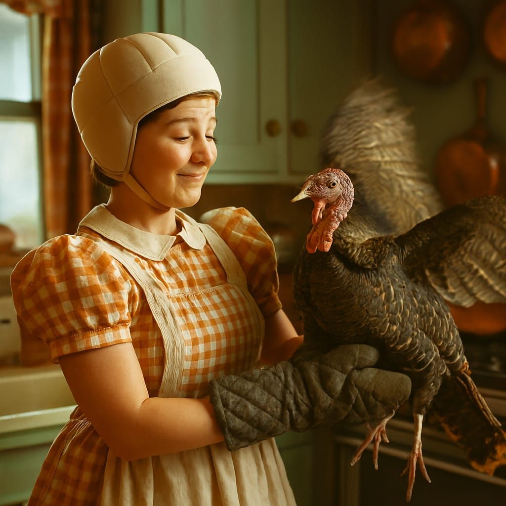 thanksgivn' maid in plaid