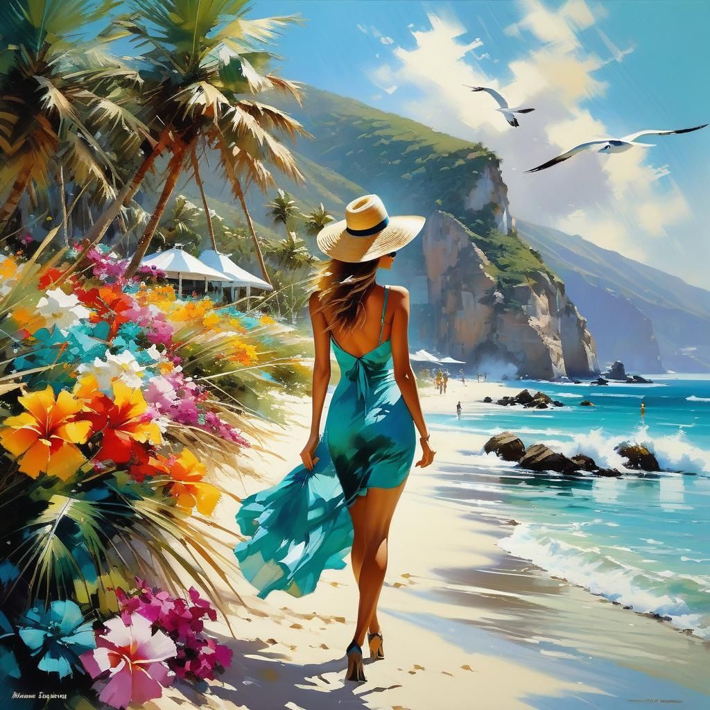 Island Oasis  by @Superbear